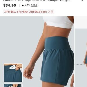 Halara High-Waisted Yoga Shorts size L